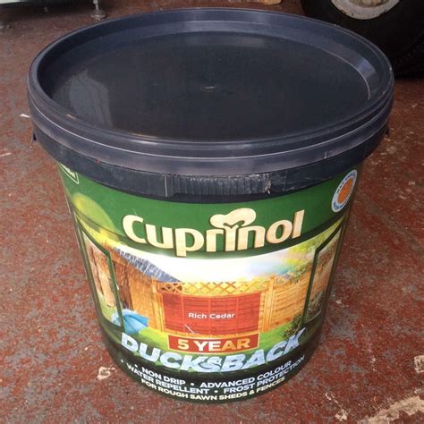 cuprinol red cedar fence paint screwfix